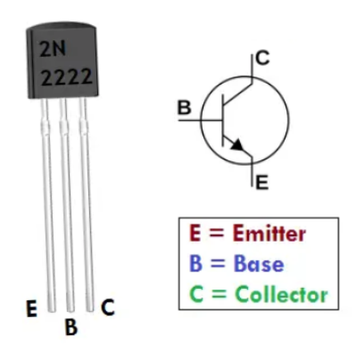 2N2222 Pin Configuration
